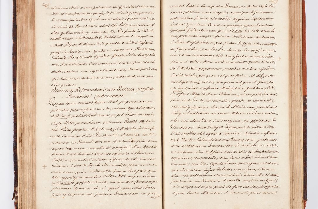 Zdjęcie nr 140 dla obiektu archiwalnego: Acta visitationis decanatuum Dobczycensis et Lipnicensis ex delegatione Cel. Principis R.D. Andrea Stanislai Kostka comitis in Załuskie Załuski, episcopi Cracoviensis ducis Severiae, per Clementem Stanislaum Kostka Herka, Phil. Doctorem et Professorem, Collegam minorem, Ecclesiae Collegiatae Boboviensis custodem, parochiae Droginensis curatum a.D. 1747 die vero 3 mensis Decembris inchoata et 1748 die 22 mensis Martii expeditae