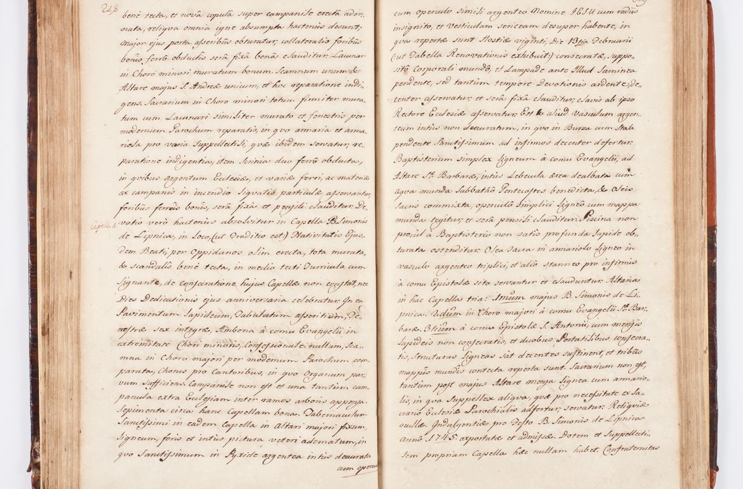 Zdjęcie nr 124 dla obiektu archiwalnego: Acta visitationis decanatuum Dobczycensis et Lipnicensis ex delegatione Cel. Principis R.D. Andrea Stanislai Kostka comitis in Załuskie Załuski, episcopi Cracoviensis ducis Severiae, per Clementem Stanislaum Kostka Herka, Phil. Doctorem et Professorem, Collegam minorem, Ecclesiae Collegiatae Boboviensis custodem, parochiae Droginensis curatum a.D. 1747 die vero 3 mensis Decembris inchoata et 1748 die 22 mensis Martii expeditae