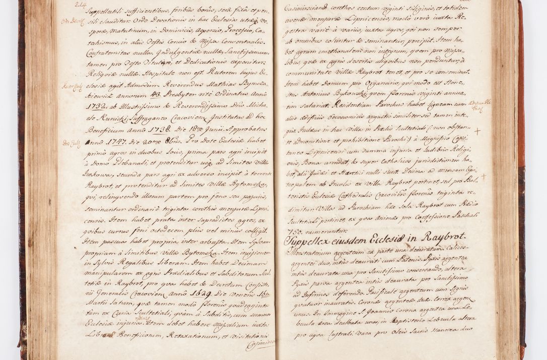 Zdjęcie nr 122 dla obiektu archiwalnego: Acta visitationis decanatuum Dobczycensis et Lipnicensis ex delegatione Cel. Principis R.D. Andrea Stanislai Kostka comitis in Załuskie Załuski, episcopi Cracoviensis ducis Severiae, per Clementem Stanislaum Kostka Herka, Phil. Doctorem et Professorem, Collegam minorem, Ecclesiae Collegiatae Boboviensis custodem, parochiae Droginensis curatum a.D. 1747 die vero 3 mensis Decembris inchoata et 1748 die 22 mensis Martii expeditae