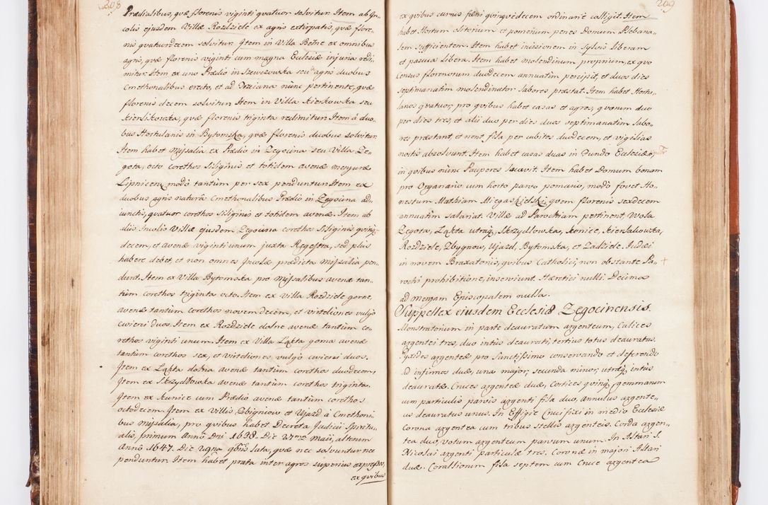 Zdjęcie nr 119 dla obiektu archiwalnego: Acta visitationis decanatuum Dobczycensis et Lipnicensis ex delegatione Cel. Principis R.D. Andrea Stanislai Kostka comitis in Załuskie Załuski, episcopi Cracoviensis ducis Severiae, per Clementem Stanislaum Kostka Herka, Phil. Doctorem et Professorem, Collegam minorem, Ecclesiae Collegiatae Boboviensis custodem, parochiae Droginensis curatum a.D. 1747 die vero 3 mensis Decembris inchoata et 1748 die 22 mensis Martii expeditae