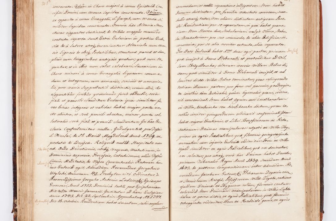 Zdjęcie nr 118 dla obiektu archiwalnego: Acta visitationis decanatuum Dobczycensis et Lipnicensis ex delegatione Cel. Principis R.D. Andrea Stanislai Kostka comitis in Załuskie Załuski, episcopi Cracoviensis ducis Severiae, per Clementem Stanislaum Kostka Herka, Phil. Doctorem et Professorem, Collegam minorem, Ecclesiae Collegiatae Boboviensis custodem, parochiae Droginensis curatum a.D. 1747 die vero 3 mensis Decembris inchoata et 1748 die 22 mensis Martii expeditae