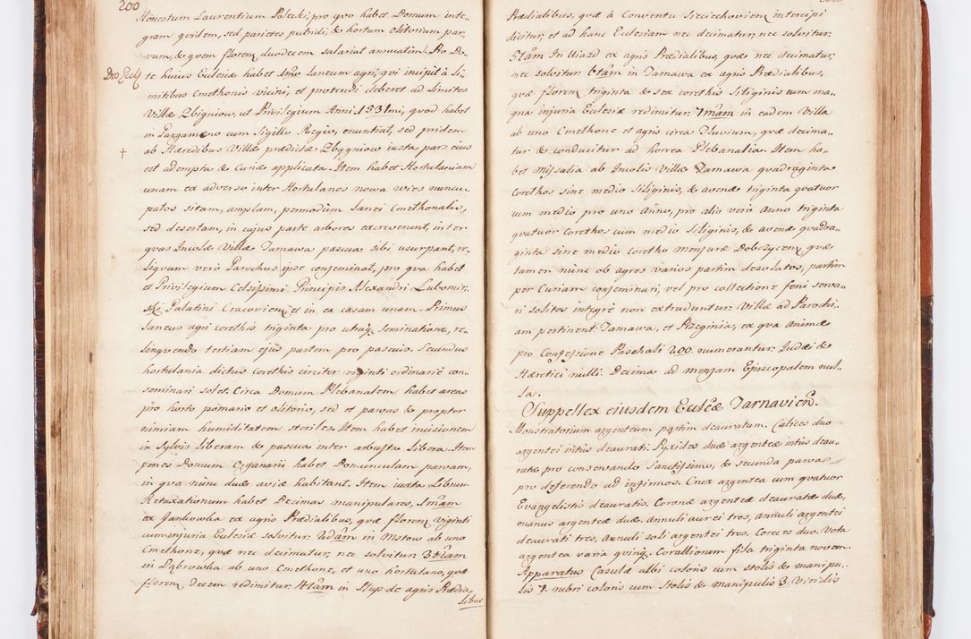 Zdjęcie nr 115 dla obiektu archiwalnego: Acta visitationis decanatuum Dobczycensis et Lipnicensis ex delegatione Cel. Principis R.D. Andrea Stanislai Kostka comitis in Załuskie Załuski, episcopi Cracoviensis ducis Severiae, per Clementem Stanislaum Kostka Herka, Phil. Doctorem et Professorem, Collegam minorem, Ecclesiae Collegiatae Boboviensis custodem, parochiae Droginensis curatum a.D. 1747 die vero 3 mensis Decembris inchoata et 1748 die 22 mensis Martii expeditae