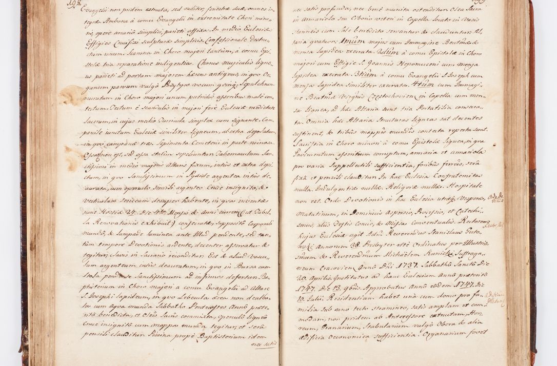 Zdjęcie nr 114 dla obiektu archiwalnego: Acta visitationis decanatuum Dobczycensis et Lipnicensis ex delegatione Cel. Principis R.D. Andrea Stanislai Kostka comitis in Załuskie Załuski, episcopi Cracoviensis ducis Severiae, per Clementem Stanislaum Kostka Herka, Phil. Doctorem et Professorem, Collegam minorem, Ecclesiae Collegiatae Boboviensis custodem, parochiae Droginensis curatum a.D. 1747 die vero 3 mensis Decembris inchoata et 1748 die 22 mensis Martii expeditae