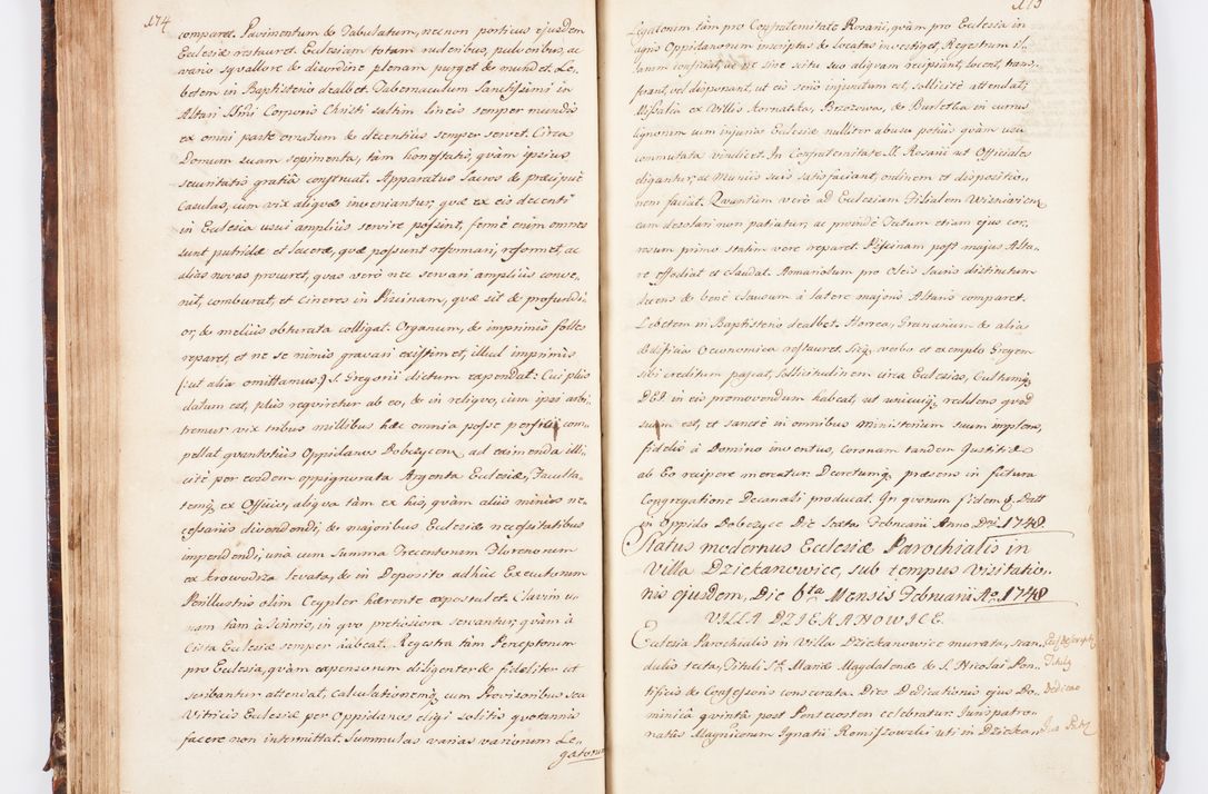 Zdjęcie nr 102 dla obiektu archiwalnego: Acta visitationis decanatuum Dobczycensis et Lipnicensis ex delegatione Cel. Principis R.D. Andrea Stanislai Kostka comitis in Załuskie Załuski, episcopi Cracoviensis ducis Severiae, per Clementem Stanislaum Kostka Herka, Phil. Doctorem et Professorem, Collegam minorem, Ecclesiae Collegiatae Boboviensis custodem, parochiae Droginensis curatum a.D. 1747 die vero 3 mensis Decembris inchoata et 1748 die 22 mensis Martii expeditae