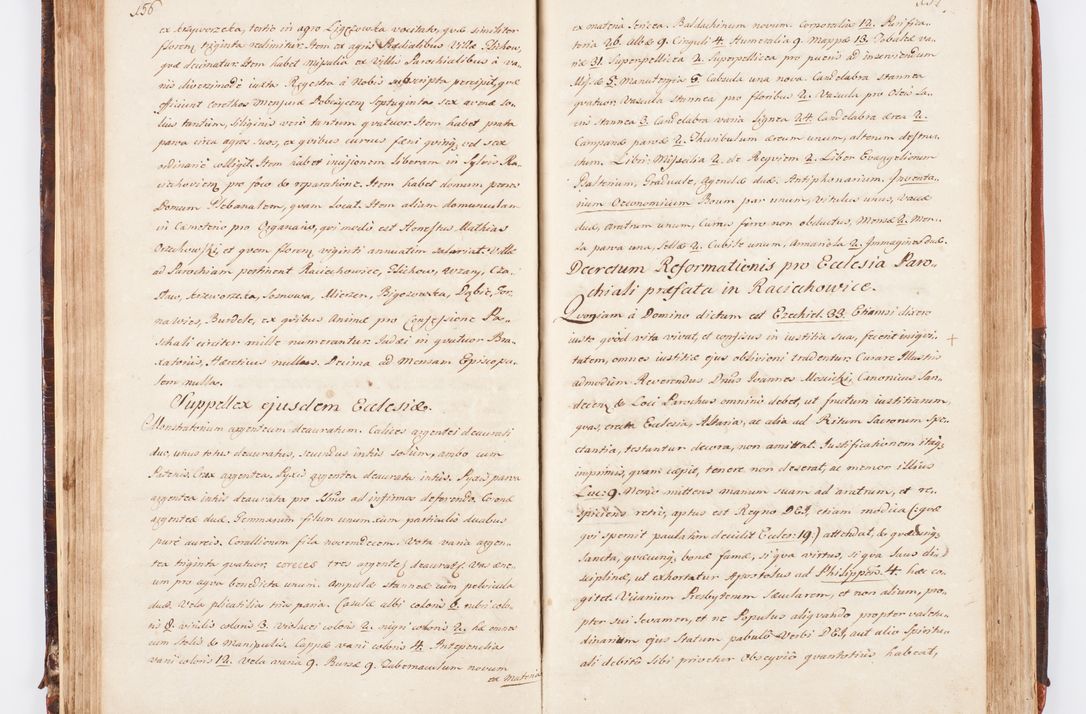 Zdjęcie nr 93 dla obiektu archiwalnego: Acta visitationis decanatuum Dobczycensis et Lipnicensis ex delegatione Cel. Principis R.D. Andrea Stanislai Kostka comitis in Załuskie Załuski, episcopi Cracoviensis ducis Severiae, per Clementem Stanislaum Kostka Herka, Phil. Doctorem et Professorem, Collegam minorem, Ecclesiae Collegiatae Boboviensis custodem, parochiae Droginensis curatum a.D. 1747 die vero 3 mensis Decembris inchoata et 1748 die 22 mensis Martii expeditae