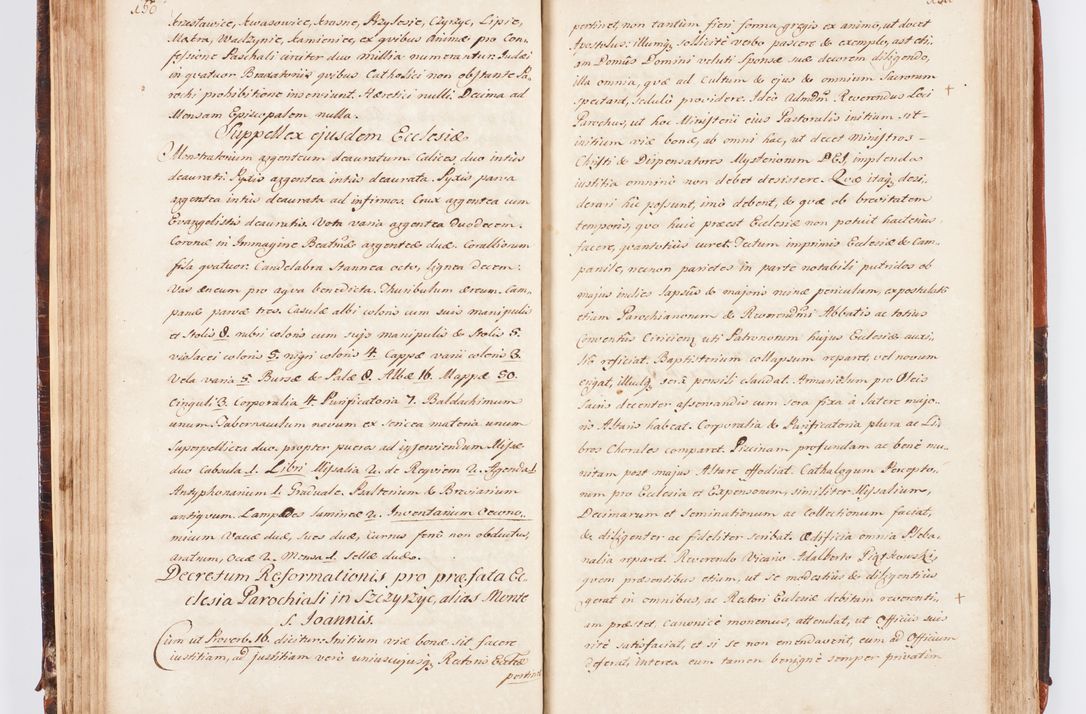 Zdjęcie nr 89 dla obiektu archiwalnego: Acta visitationis decanatuum Dobczycensis et Lipnicensis ex delegatione Cel. Principis R.D. Andrea Stanislai Kostka comitis in Załuskie Załuski, episcopi Cracoviensis ducis Severiae, per Clementem Stanislaum Kostka Herka, Phil. Doctorem et Professorem, Collegam minorem, Ecclesiae Collegiatae Boboviensis custodem, parochiae Droginensis curatum a.D. 1747 die vero 3 mensis Decembris inchoata et 1748 die 22 mensis Martii expeditae