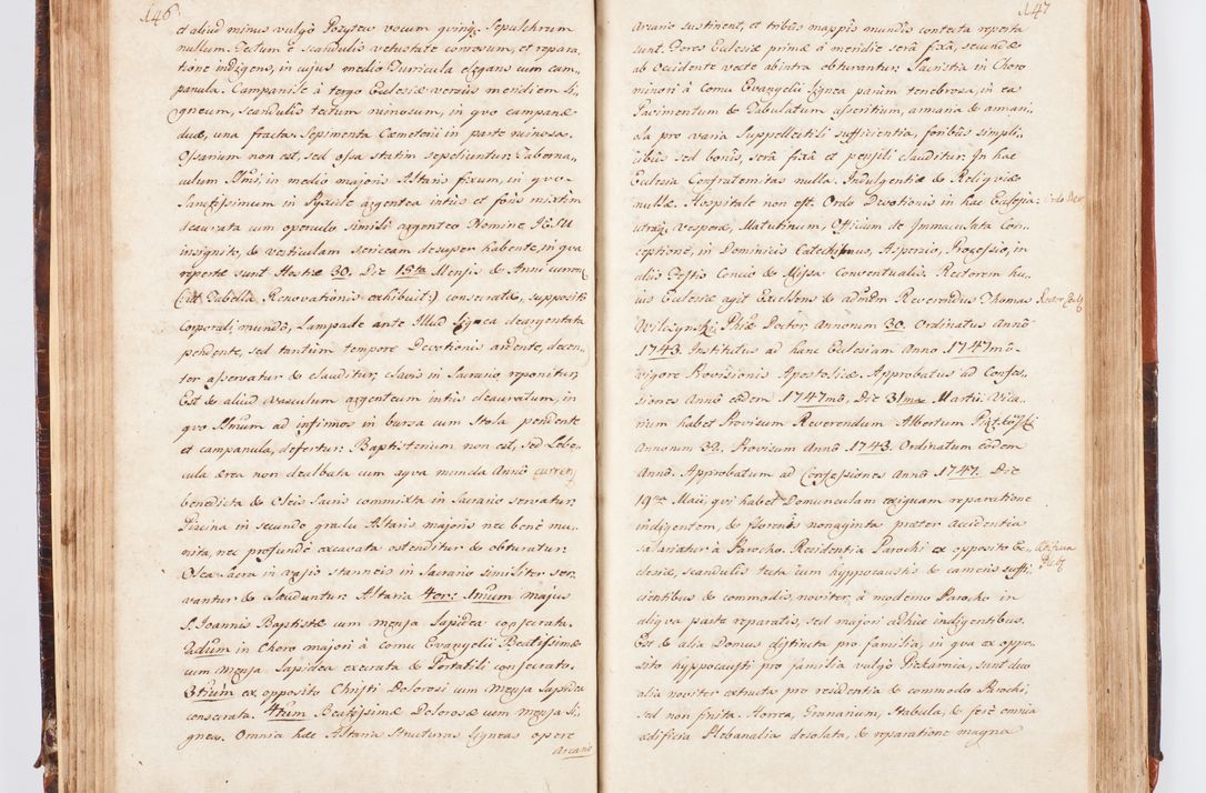 Zdjęcie nr 86 dla obiektu archiwalnego: Acta visitationis decanatuum Dobczycensis et Lipnicensis ex delegatione Cel. Principis R.D. Andrea Stanislai Kostka comitis in Załuskie Załuski, episcopi Cracoviensis ducis Severiae, per Clementem Stanislaum Kostka Herka, Phil. Doctorem et Professorem, Collegam minorem, Ecclesiae Collegiatae Boboviensis custodem, parochiae Droginensis curatum a.D. 1747 die vero 3 mensis Decembris inchoata et 1748 die 22 mensis Martii expeditae