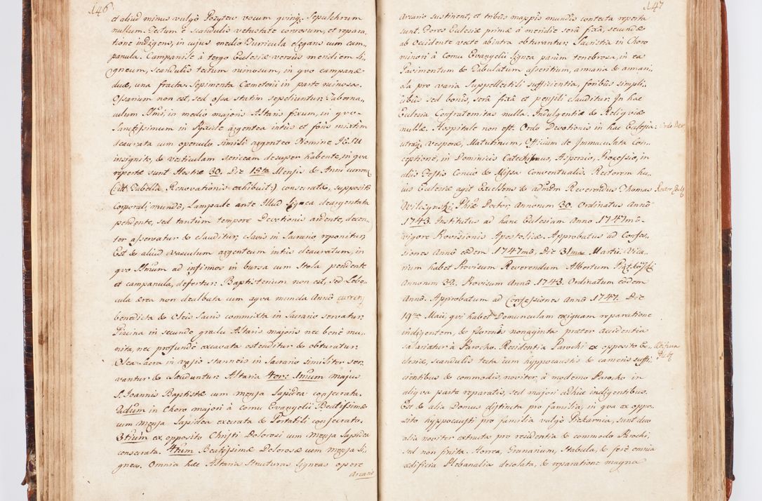 Zdjęcie nr 85 dla obiektu archiwalnego: Acta visitationis decanatuum Dobczycensis et Lipnicensis ex delegatione Cel. Principis R.D. Andrea Stanislai Kostka comitis in Załuskie Załuski, episcopi Cracoviensis ducis Severiae, per Clementem Stanislaum Kostka Herka, Phil. Doctorem et Professorem, Collegam minorem, Ecclesiae Collegiatae Boboviensis custodem, parochiae Droginensis curatum a.D. 1747 die vero 3 mensis Decembris inchoata et 1748 die 22 mensis Martii expeditae