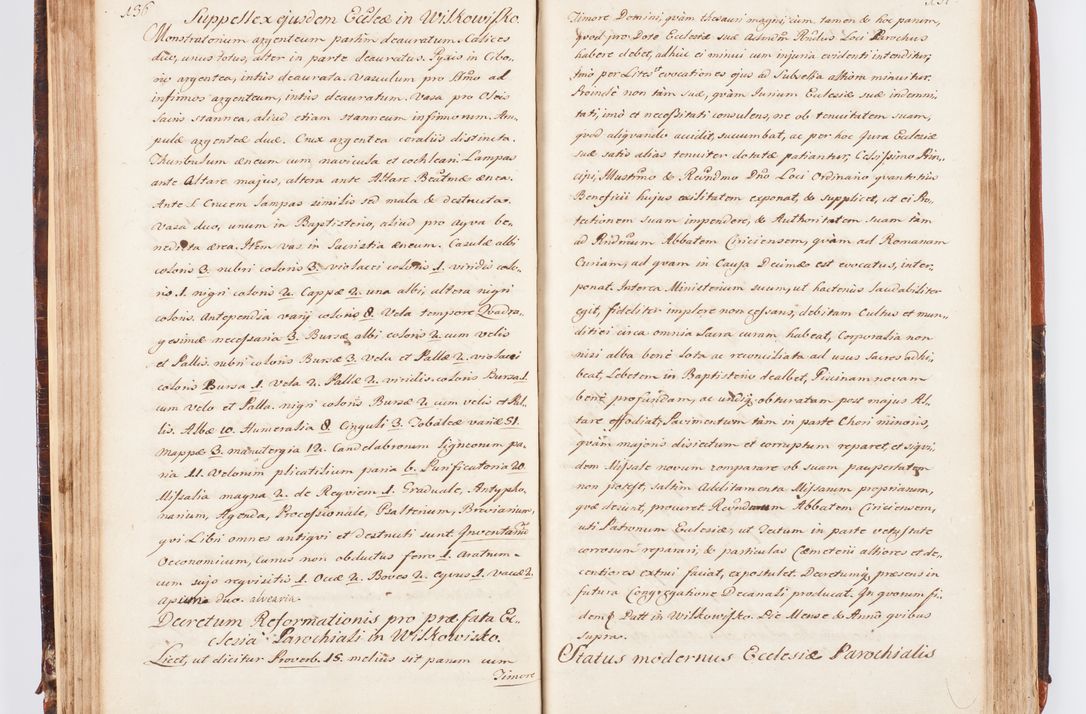 Zdjęcie nr 80 dla obiektu archiwalnego: Acta visitationis decanatuum Dobczycensis et Lipnicensis ex delegatione Cel. Principis R.D. Andrea Stanislai Kostka comitis in Załuskie Załuski, episcopi Cracoviensis ducis Severiae, per Clementem Stanislaum Kostka Herka, Phil. Doctorem et Professorem, Collegam minorem, Ecclesiae Collegiatae Boboviensis custodem, parochiae Droginensis curatum a.D. 1747 die vero 3 mensis Decembris inchoata et 1748 die 22 mensis Martii expeditae