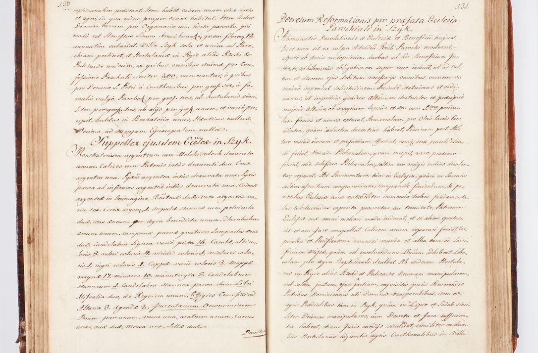 Zdjęcie nr 77 dla obiektu archiwalnego: Acta visitationis decanatuum Dobczycensis et Lipnicensis ex delegatione Cel. Principis R.D. Andrea Stanislai Kostka comitis in Załuskie Załuski, episcopi Cracoviensis ducis Severiae, per Clementem Stanislaum Kostka Herka, Phil. Doctorem et Professorem, Collegam minorem, Ecclesiae Collegiatae Boboviensis custodem, parochiae Droginensis curatum a.D. 1747 die vero 3 mensis Decembris inchoata et 1748 die 22 mensis Martii expeditae