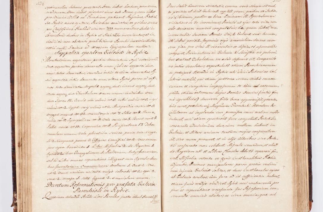 Zdjęcie nr 73 dla obiektu archiwalnego: Acta visitationis decanatuum Dobczycensis et Lipnicensis ex delegatione Cel. Principis R.D. Andrea Stanislai Kostka comitis in Załuskie Załuski, episcopi Cracoviensis ducis Severiae, per Clementem Stanislaum Kostka Herka, Phil. Doctorem et Professorem, Collegam minorem, Ecclesiae Collegiatae Boboviensis custodem, parochiae Droginensis curatum a.D. 1747 die vero 3 mensis Decembris inchoata et 1748 die 22 mensis Martii expeditae