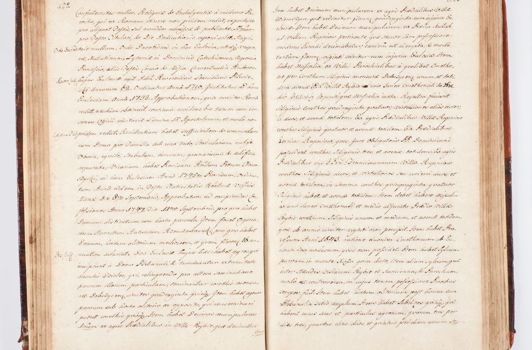 Zdjęcie nr 72 dla obiektu archiwalnego: Acta visitationis decanatuum Dobczycensis et Lipnicensis ex delegatione Cel. Principis R.D. Andrea Stanislai Kostka comitis in Załuskie Załuski, episcopi Cracoviensis ducis Severiae, per Clementem Stanislaum Kostka Herka, Phil. Doctorem et Professorem, Collegam minorem, Ecclesiae Collegiatae Boboviensis custodem, parochiae Droginensis curatum a.D. 1747 die vero 3 mensis Decembris inchoata et 1748 die 22 mensis Martii expeditae