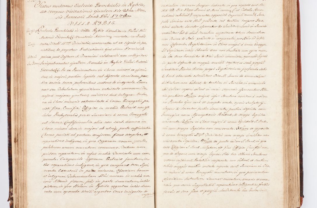 Zdjęcie nr 71 dla obiektu archiwalnego: Acta visitationis decanatuum Dobczycensis et Lipnicensis ex delegatione Cel. Principis R.D. Andrea Stanislai Kostka comitis in Załuskie Załuski, episcopi Cracoviensis ducis Severiae, per Clementem Stanislaum Kostka Herka, Phil. Doctorem et Professorem, Collegam minorem, Ecclesiae Collegiatae Boboviensis custodem, parochiae Droginensis curatum a.D. 1747 die vero 3 mensis Decembris inchoata et 1748 die 22 mensis Martii expeditae