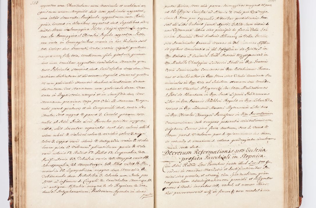 Zdjęcie nr 65 dla obiektu archiwalnego: Acta visitationis decanatuum Dobczycensis et Lipnicensis ex delegatione Cel. Principis R.D. Andrea Stanislai Kostka comitis in Załuskie Załuski, episcopi Cracoviensis ducis Severiae, per Clementem Stanislaum Kostka Herka, Phil. Doctorem et Professorem, Collegam minorem, Ecclesiae Collegiatae Boboviensis custodem, parochiae Droginensis curatum a.D. 1747 die vero 3 mensis Decembris inchoata et 1748 die 22 mensis Martii expeditae