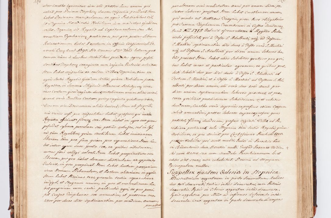 Zdjęcie nr 64 dla obiektu archiwalnego: Acta visitationis decanatuum Dobczycensis et Lipnicensis ex delegatione Cel. Principis R.D. Andrea Stanislai Kostka comitis in Załuskie Załuski, episcopi Cracoviensis ducis Severiae, per Clementem Stanislaum Kostka Herka, Phil. Doctorem et Professorem, Collegam minorem, Ecclesiae Collegiatae Boboviensis custodem, parochiae Droginensis curatum a.D. 1747 die vero 3 mensis Decembris inchoata et 1748 die 22 mensis Martii expeditae