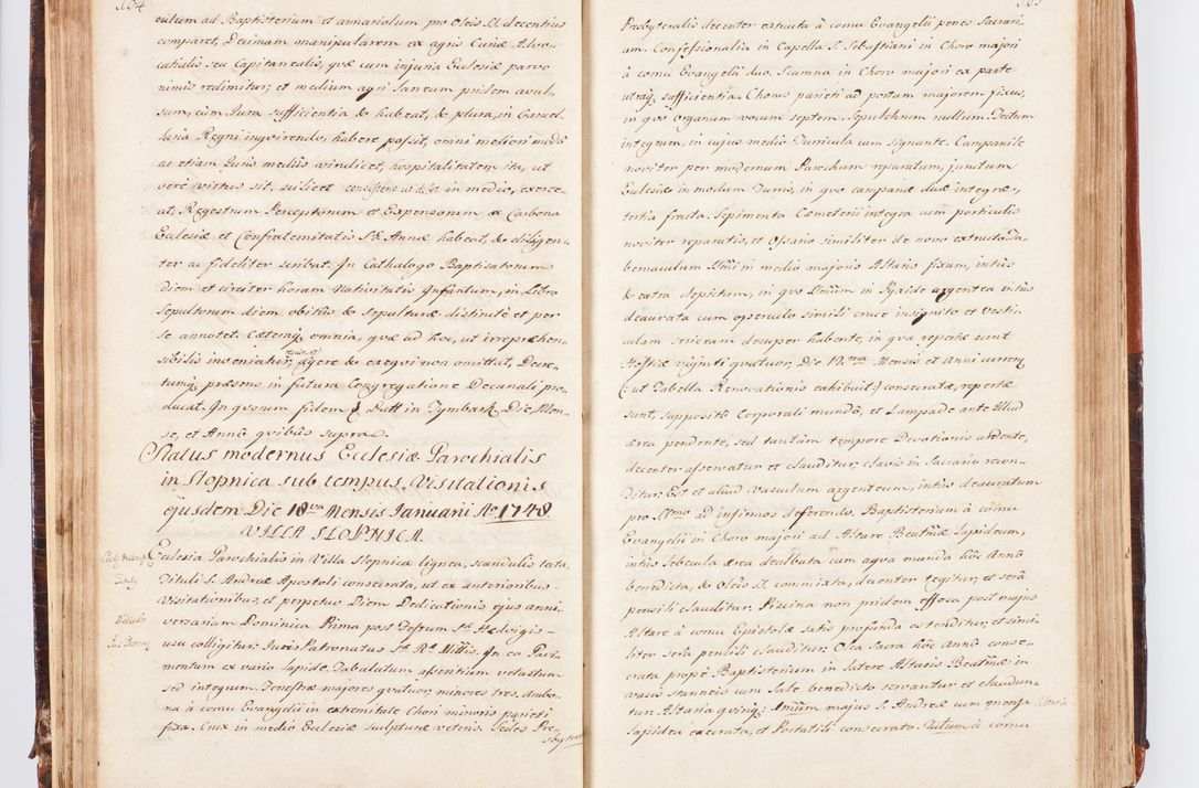 Zdjęcie nr 62 dla obiektu archiwalnego: Acta visitationis decanatuum Dobczycensis et Lipnicensis ex delegatione Cel. Principis R.D. Andrea Stanislai Kostka comitis in Załuskie Załuski, episcopi Cracoviensis ducis Severiae, per Clementem Stanislaum Kostka Herka, Phil. Doctorem et Professorem, Collegam minorem, Ecclesiae Collegiatae Boboviensis custodem, parochiae Droginensis curatum a.D. 1747 die vero 3 mensis Decembris inchoata et 1748 die 22 mensis Martii expeditae