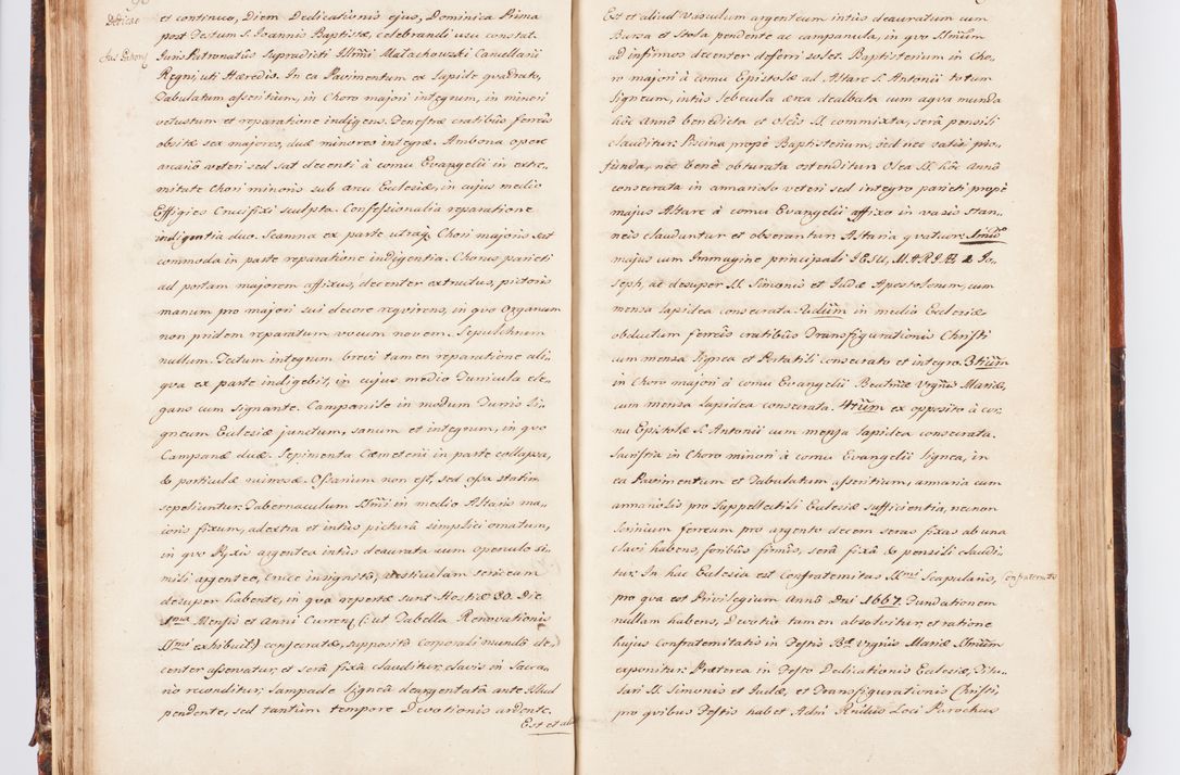 Zdjęcie nr 55 dla obiektu archiwalnego: Acta visitationis decanatuum Dobczycensis et Lipnicensis ex delegatione Cel. Principis R.D. Andrea Stanislai Kostka comitis in Załuskie Załuski, episcopi Cracoviensis ducis Severiae, per Clementem Stanislaum Kostka Herka, Phil. Doctorem et Professorem, Collegam minorem, Ecclesiae Collegiatae Boboviensis custodem, parochiae Droginensis curatum a.D. 1747 die vero 3 mensis Decembris inchoata et 1748 die 22 mensis Martii expeditae
