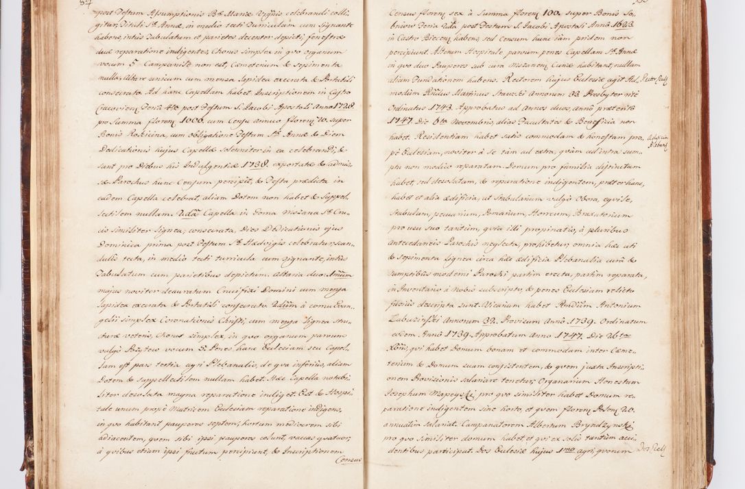 Zdjęcie nr 52 dla obiektu archiwalnego: Acta visitationis decanatuum Dobczycensis et Lipnicensis ex delegatione Cel. Principis R.D. Andrea Stanislai Kostka comitis in Załuskie Załuski, episcopi Cracoviensis ducis Severiae, per Clementem Stanislaum Kostka Herka, Phil. Doctorem et Professorem, Collegam minorem, Ecclesiae Collegiatae Boboviensis custodem, parochiae Droginensis curatum a.D. 1747 die vero 3 mensis Decembris inchoata et 1748 die 22 mensis Martii expeditae