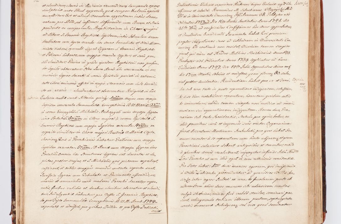 Zdjęcie nr 41 dla obiektu archiwalnego: Acta visitationis decanatuum Dobczycensis et Lipnicensis ex delegatione Cel. Principis R.D. Andrea Stanislai Kostka comitis in Załuskie Załuski, episcopi Cracoviensis ducis Severiae, per Clementem Stanislaum Kostka Herka, Phil. Doctorem et Professorem, Collegam minorem, Ecclesiae Collegiatae Boboviensis custodem, parochiae Droginensis curatum a.D. 1747 die vero 3 mensis Decembris inchoata et 1748 die 22 mensis Martii expeditae