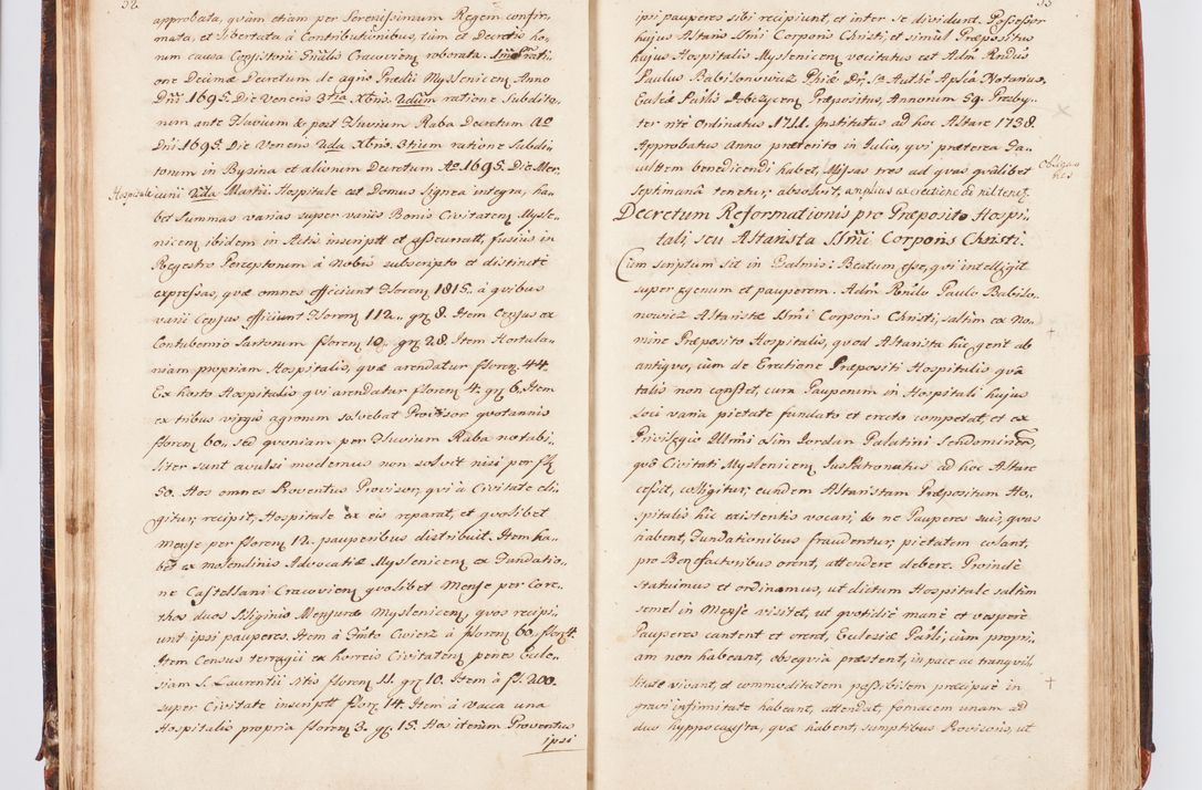 Zdjęcie nr 35 dla obiektu archiwalnego: Acta visitationis decanatuum Dobczycensis et Lipnicensis ex delegatione Cel. Principis R.D. Andrea Stanislai Kostka comitis in Załuskie Załuski, episcopi Cracoviensis ducis Severiae, per Clementem Stanislaum Kostka Herka, Phil. Doctorem et Professorem, Collegam minorem, Ecclesiae Collegiatae Boboviensis custodem, parochiae Droginensis curatum a.D. 1747 die vero 3 mensis Decembris inchoata et 1748 die 22 mensis Martii expeditae