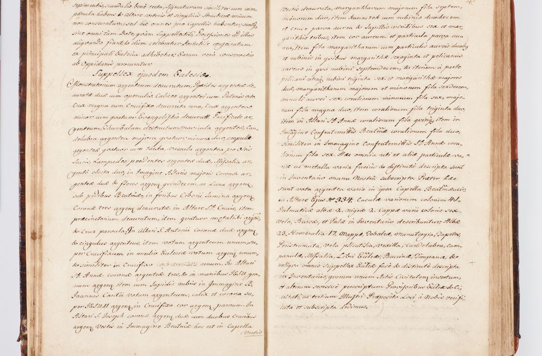 Zdjęcie nr 32 dla obiektu archiwalnego: Acta visitationis decanatuum Dobczycensis et Lipnicensis ex delegatione Cel. Principis R.D. Andrea Stanislai Kostka comitis in Załuskie Załuski, episcopi Cracoviensis ducis Severiae, per Clementem Stanislaum Kostka Herka, Phil. Doctorem et Professorem, Collegam minorem, Ecclesiae Collegiatae Boboviensis custodem, parochiae Droginensis curatum a.D. 1747 die vero 3 mensis Decembris inchoata et 1748 die 22 mensis Martii expeditae