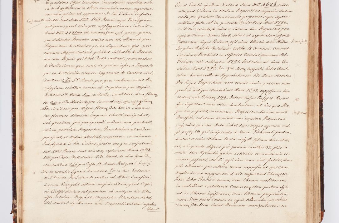 Zdjęcie nr 29 dla obiektu archiwalnego: Acta visitationis decanatuum Dobczycensis et Lipnicensis ex delegatione Cel. Principis R.D. Andrea Stanislai Kostka comitis in Załuskie Załuski, episcopi Cracoviensis ducis Severiae, per Clementem Stanislaum Kostka Herka, Phil. Doctorem et Professorem, Collegam minorem, Ecclesiae Collegiatae Boboviensis custodem, parochiae Droginensis curatum a.D. 1747 die vero 3 mensis Decembris inchoata et 1748 die 22 mensis Martii expeditae