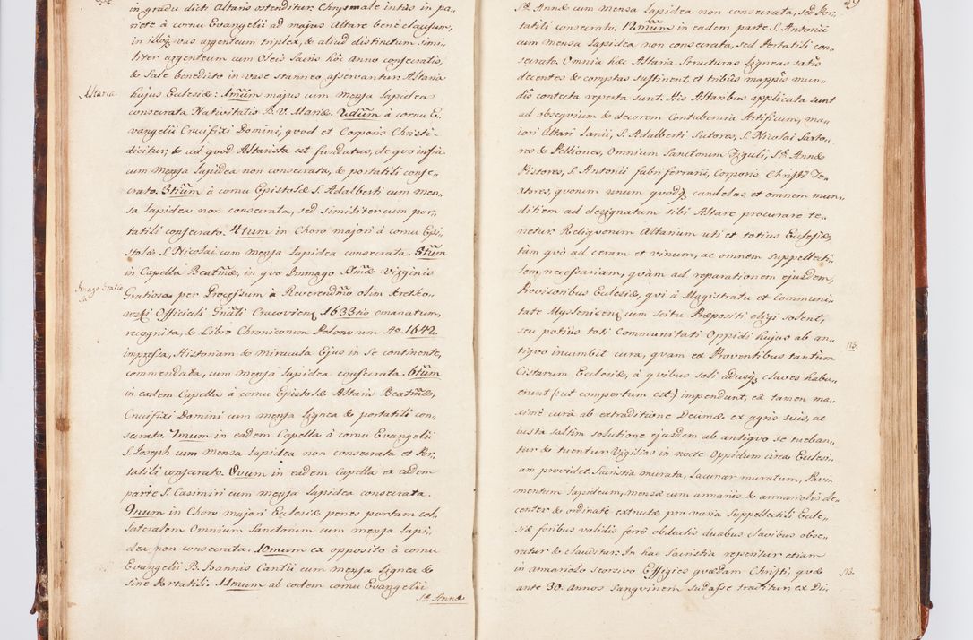 Zdjęcie nr 28 dla obiektu archiwalnego: Acta visitationis decanatuum Dobczycensis et Lipnicensis ex delegatione Cel. Principis R.D. Andrea Stanislai Kostka comitis in Załuskie Załuski, episcopi Cracoviensis ducis Severiae, per Clementem Stanislaum Kostka Herka, Phil. Doctorem et Professorem, Collegam minorem, Ecclesiae Collegiatae Boboviensis custodem, parochiae Droginensis curatum a.D. 1747 die vero 3 mensis Decembris inchoata et 1748 die 22 mensis Martii expeditae