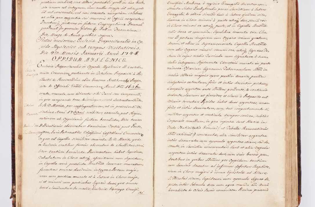 Zdjęcie nr 27 dla obiektu archiwalnego: Acta visitationis decanatuum Dobczycensis et Lipnicensis ex delegatione Cel. Principis R.D. Andrea Stanislai Kostka comitis in Załuskie Załuski, episcopi Cracoviensis ducis Severiae, per Clementem Stanislaum Kostka Herka, Phil. Doctorem et Professorem, Collegam minorem, Ecclesiae Collegiatae Boboviensis custodem, parochiae Droginensis curatum a.D. 1747 die vero 3 mensis Decembris inchoata et 1748 die 22 mensis Martii expeditae