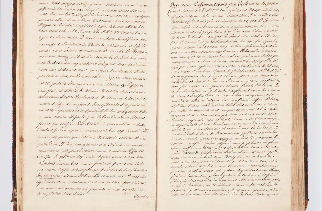 Zdjęcie nr 22 dla obiektu archiwalnego: Acta visitationis decanatuum Dobczycensis et Lipnicensis ex delegatione Cel. Principis R.D. Andrea Stanislai Kostka comitis in Załuskie Załuski, episcopi Cracoviensis ducis Severiae, per Clementem Stanislaum Kostka Herka, Phil. Doctorem et Professorem, Collegam minorem, Ecclesiae Collegiatae Boboviensis custodem, parochiae Droginensis curatum a.D. 1747 die vero 3 mensis Decembris inchoata et 1748 die 22 mensis Martii expeditae
