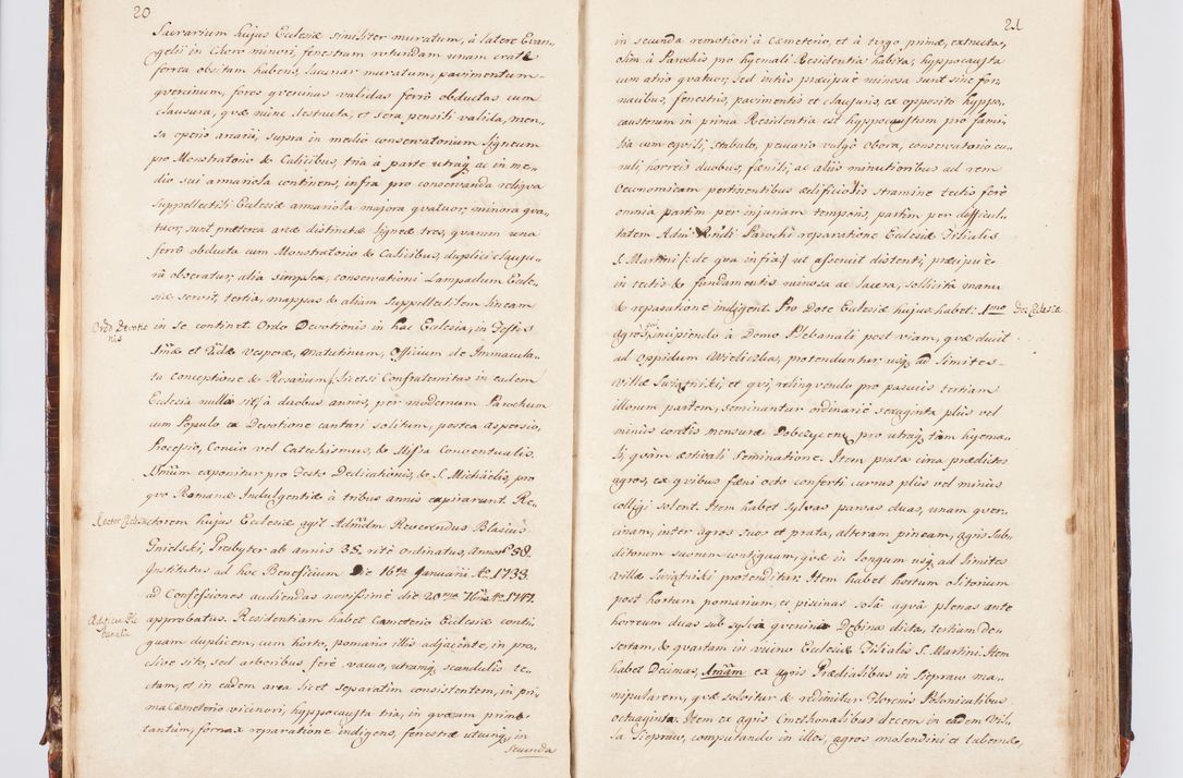 Zdjęcie nr 19 dla obiektu archiwalnego: Acta visitationis decanatuum Dobczycensis et Lipnicensis ex delegatione Cel. Principis R.D. Andrea Stanislai Kostka comitis in Załuskie Załuski, episcopi Cracoviensis ducis Severiae, per Clementem Stanislaum Kostka Herka, Phil. Doctorem et Professorem, Collegam minorem, Ecclesiae Collegiatae Boboviensis custodem, parochiae Droginensis curatum a.D. 1747 die vero 3 mensis Decembris inchoata et 1748 die 22 mensis Martii expeditae