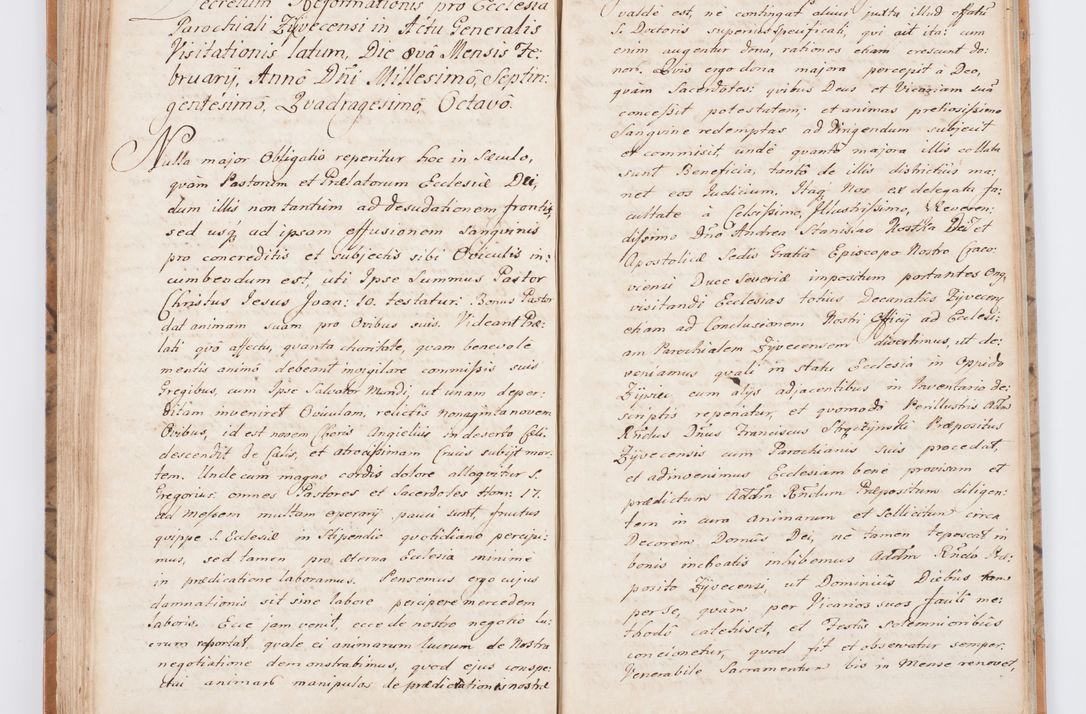 Zdjęcie nr 99 dla obiektu archiwalnego: Summarium seu descriptio status ecclesiarum et parochorum eorundem in decanatu Żywiecensi consistentium ex speciali mandato Cel. Principis R.D. Andrea Stanislai Kostka In Załuskie Załuski, episcopi Cracoviensis, ducis Severiae, per me Antonium Franciscum de Brzesie Lanckoroński, canoncium Gnesnensem, praepositum Oswiencimensem a.D. 1748 visitatarum hoc volumine comprehensum