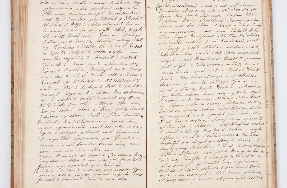 Zdjęcie nr 94 dla obiektu archiwalnego: Summarium seu descriptio status ecclesiarum et parochorum eorundem in decanatu Żywiecensi consistentium ex speciali mandato Cel. Principis R.D. Andrea Stanislai Kostka In Załuskie Załuski, episcopi Cracoviensis, ducis Severiae, per me Antonium Franciscum de Brzesie Lanckoroński, canoncium Gnesnensem, praepositum Oswiencimensem a.D. 1748 visitatarum hoc volumine comprehensum