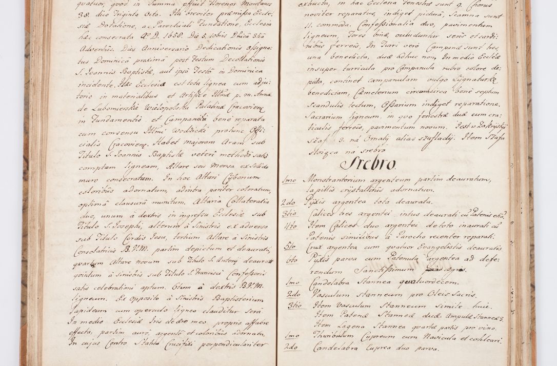 Zdjęcie nr 66 dla obiektu archiwalnego: Summarium seu descriptio status ecclesiarum et parochorum eorundem in decanatu Żywiecensi consistentium ex speciali mandato Cel. Principis R.D. Andrea Stanislai Kostka In Załuskie Załuski, episcopi Cracoviensis, ducis Severiae, per me Antonium Franciscum de Brzesie Lanckoroński, canoncium Gnesnensem, praepositum Oswiencimensem a.D. 1748 visitatarum hoc volumine comprehensum