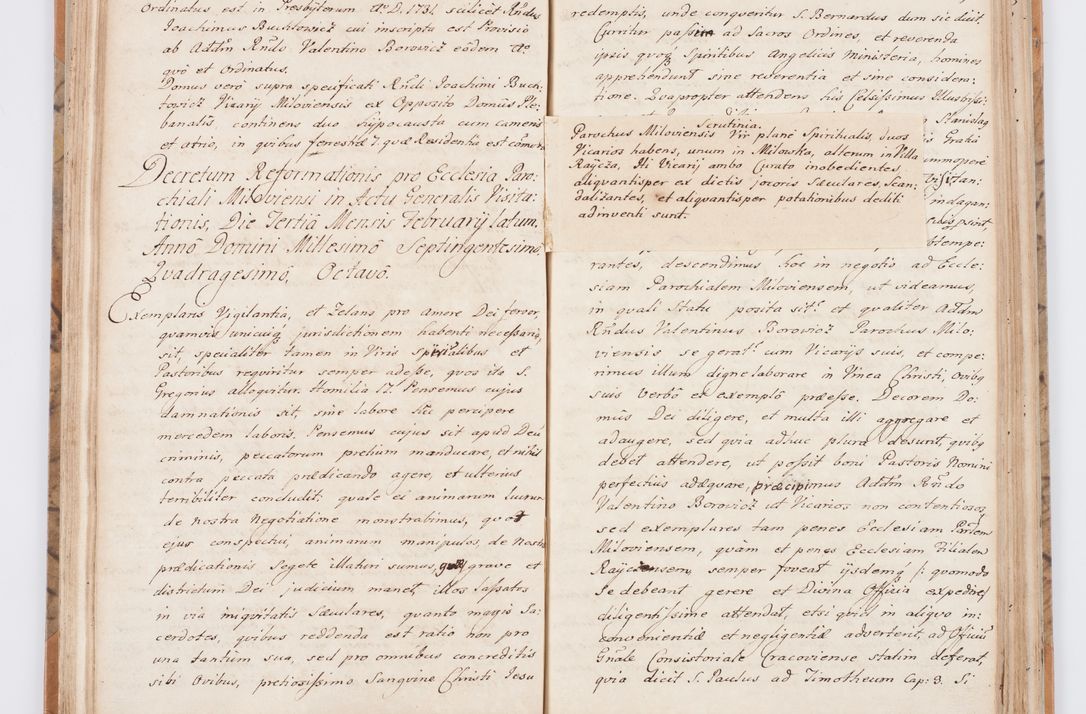 Zdjęcie nr 56 dla obiektu archiwalnego: Summarium seu descriptio status ecclesiarum et parochorum eorundem in decanatu Żywiecensi consistentium ex speciali mandato Cel. Principis R.D. Andrea Stanislai Kostka In Załuskie Załuski, episcopi Cracoviensis, ducis Severiae, per me Antonium Franciscum de Brzesie Lanckoroński, canoncium Gnesnensem, praepositum Oswiencimensem a.D. 1748 visitatarum hoc volumine comprehensum