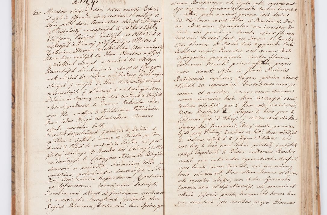 Zdjęcie nr 53 dla obiektu archiwalnego: Summarium seu descriptio status ecclesiarum et parochorum eorundem in decanatu Żywiecensi consistentium ex speciali mandato Cel. Principis R.D. Andrea Stanislai Kostka In Załuskie Załuski, episcopi Cracoviensis, ducis Severiae, per me Antonium Franciscum de Brzesie Lanckoroński, canoncium Gnesnensem, praepositum Oswiencimensem a.D. 1748 visitatarum hoc volumine comprehensum