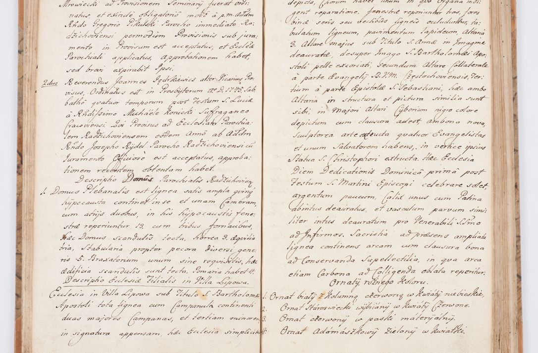 Zdjęcie nr 43 dla obiektu archiwalnego: Summarium seu descriptio status ecclesiarum et parochorum eorundem in decanatu Żywiecensi consistentium ex speciali mandato Cel. Principis R.D. Andrea Stanislai Kostka In Załuskie Załuski, episcopi Cracoviensis, ducis Severiae, per me Antonium Franciscum de Brzesie Lanckoroński, canoncium Gnesnensem, praepositum Oswiencimensem a.D. 1748 visitatarum hoc volumine comprehensum