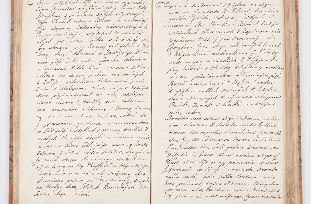 Zdjęcie nr 41 dla obiektu archiwalnego: Summarium seu descriptio status ecclesiarum et parochorum eorundem in decanatu Żywiecensi consistentium ex speciali mandato Cel. Principis R.D. Andrea Stanislai Kostka In Załuskie Załuski, episcopi Cracoviensis, ducis Severiae, per me Antonium Franciscum de Brzesie Lanckoroński, canoncium Gnesnensem, praepositum Oswiencimensem a.D. 1748 visitatarum hoc volumine comprehensum