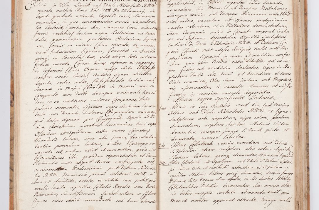 Zdjęcie nr 22 dla obiektu archiwalnego: Summarium seu descriptio status ecclesiarum et parochorum eorundem in decanatu Żywiecensi consistentium ex speciali mandato Cel. Principis R.D. Andrea Stanislai Kostka In Załuskie Załuski, episcopi Cracoviensis, ducis Severiae, per me Antonium Franciscum de Brzesie Lanckoroński, canoncium Gnesnensem, praepositum Oswiencimensem a.D. 1748 visitatarum hoc volumine comprehensum