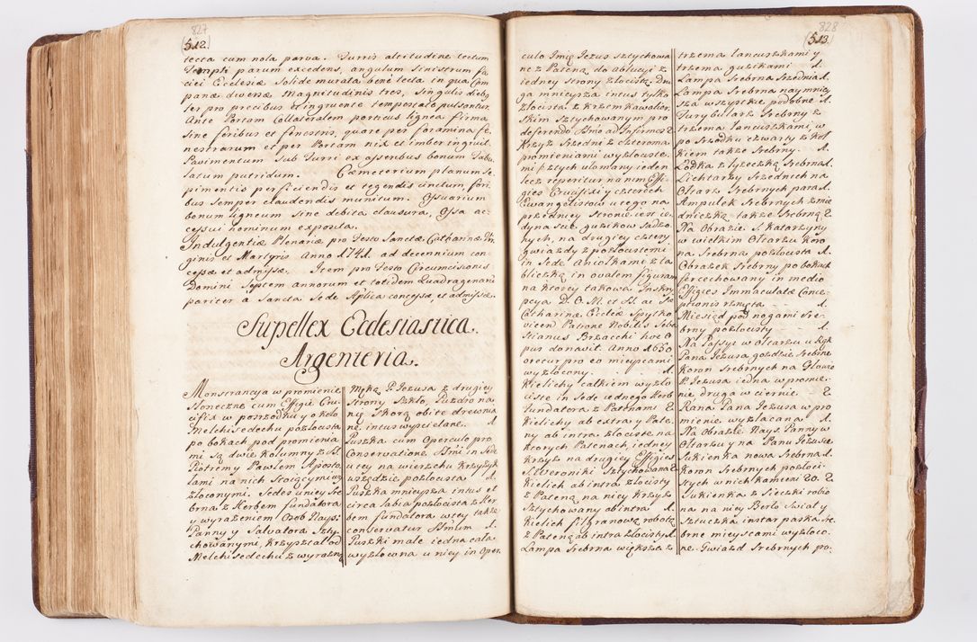 Zdjęcie nr 405 dla obiektu archiwalnego: Visitatio ecclesiarum parochialium, praebendarum, capellarum, hospitalium atque confraternitatum, nec non beneficiorum in decanatibus Oswiecimensis et Zathoriensis, archidiaconatus et officialatus Cracoviensis existentium per R.D. Franciscum Lanckoroński, canonicum cathedralem Cracoviensem, visitatorem delegatum a.D. 1747 et 1748 expedita