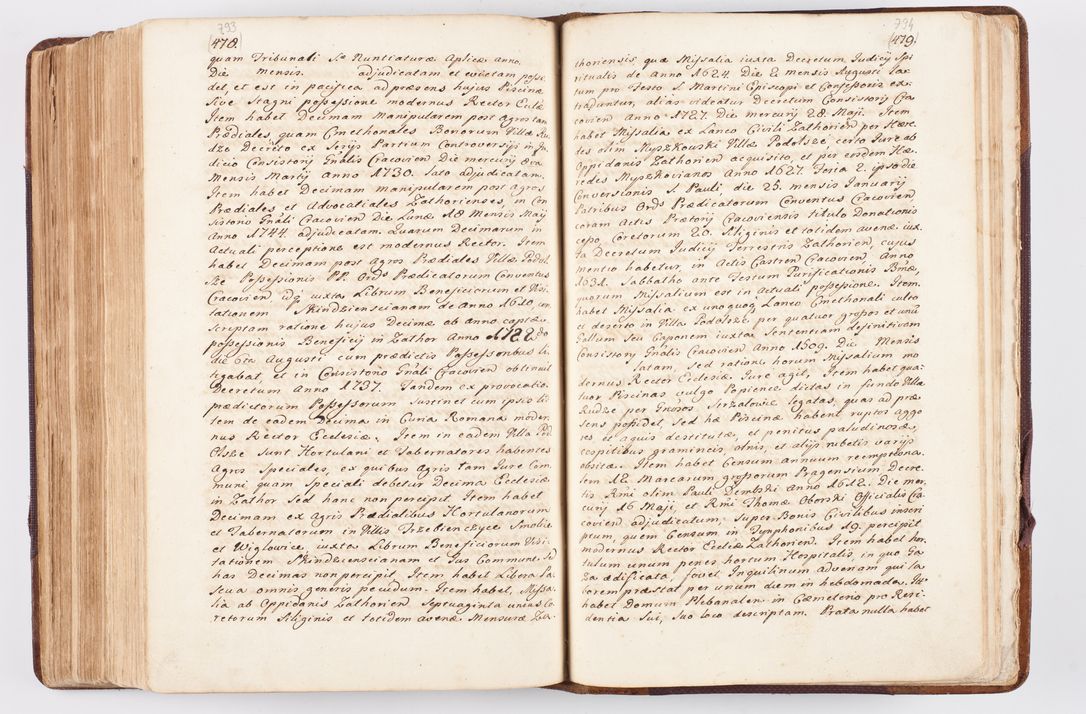 Zdjęcie nr 387 dla obiektu archiwalnego: Visitatio ecclesiarum parochialium, praebendarum, capellarum, hospitalium atque confraternitatum, nec non beneficiorum in decanatibus Oswiecimensis et Zathoriensis, archidiaconatus et officialatus Cracoviensis existentium per R.D. Franciscum Lanckoroński, canonicum cathedralem Cracoviensem, visitatorem delegatum a.D. 1747 et 1748 expedita