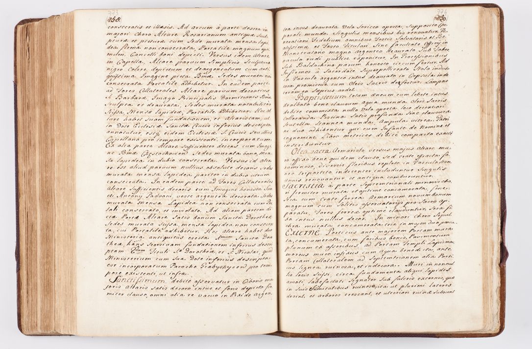 Zdjęcie nr 377 dla obiektu archiwalnego: Visitatio ecclesiarum parochialium, praebendarum, capellarum, hospitalium atque confraternitatum, nec non beneficiorum in decanatibus Oswiecimensis et Zathoriensis, archidiaconatus et officialatus Cracoviensis existentium per R.D. Franciscum Lanckoroński, canonicum cathedralem Cracoviensem, visitatorem delegatum a.D. 1747 et 1748 expedita