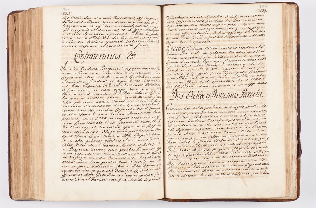 Zdjęcie nr 367 dla obiektu archiwalnego: Visitatio ecclesiarum parochialium, praebendarum, capellarum, hospitalium atque confraternitatum, nec non beneficiorum in decanatibus Oswiecimensis et Zathoriensis, archidiaconatus et officialatus Cracoviensis existentium per R.D. Franciscum Lanckoroński, canonicum cathedralem Cracoviensem, visitatorem delegatum a.D. 1747 et 1748 expedita