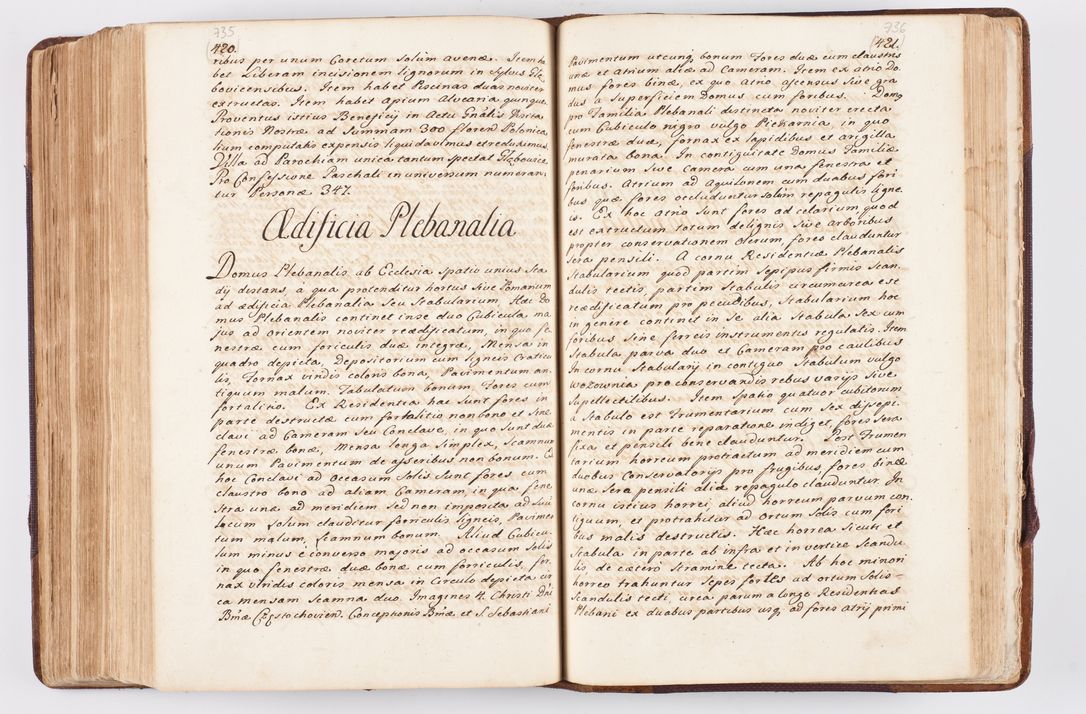 Zdjęcie nr 358 dla obiektu archiwalnego: Visitatio ecclesiarum parochialium, praebendarum, capellarum, hospitalium atque confraternitatum, nec non beneficiorum in decanatibus Oswiecimensis et Zathoriensis, archidiaconatus et officialatus Cracoviensis existentium per R.D. Franciscum Lanckoroński, canonicum cathedralem Cracoviensem, visitatorem delegatum a.D. 1747 et 1748 expedita