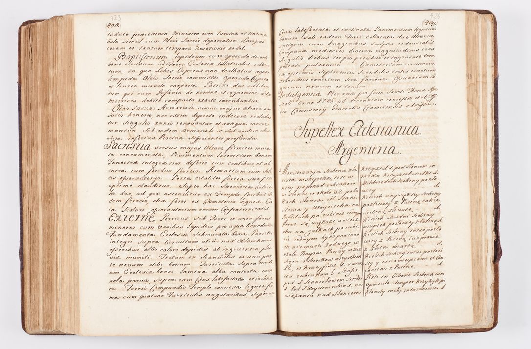 Zdjęcie nr 352 dla obiektu archiwalnego: Visitatio ecclesiarum parochialium, praebendarum, capellarum, hospitalium atque confraternitatum, nec non beneficiorum in decanatibus Oswiecimensis et Zathoriensis, archidiaconatus et officialatus Cracoviensis existentium per R.D. Franciscum Lanckoroński, canonicum cathedralem Cracoviensem, visitatorem delegatum a.D. 1747 et 1748 expedita