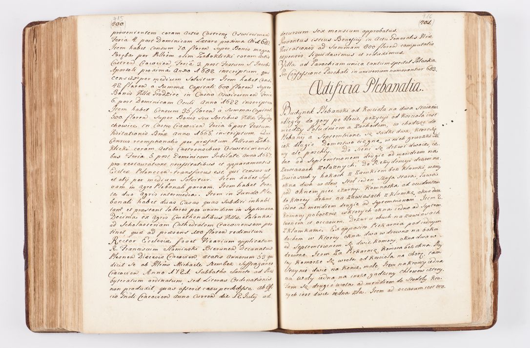 Zdjęcie nr 348 dla obiektu archiwalnego: Visitatio ecclesiarum parochialium, praebendarum, capellarum, hospitalium atque confraternitatum, nec non beneficiorum in decanatibus Oswiecimensis et Zathoriensis, archidiaconatus et officialatus Cracoviensis existentium per R.D. Franciscum Lanckoroński, canonicum cathedralem Cracoviensem, visitatorem delegatum a.D. 1747 et 1748 expedita
