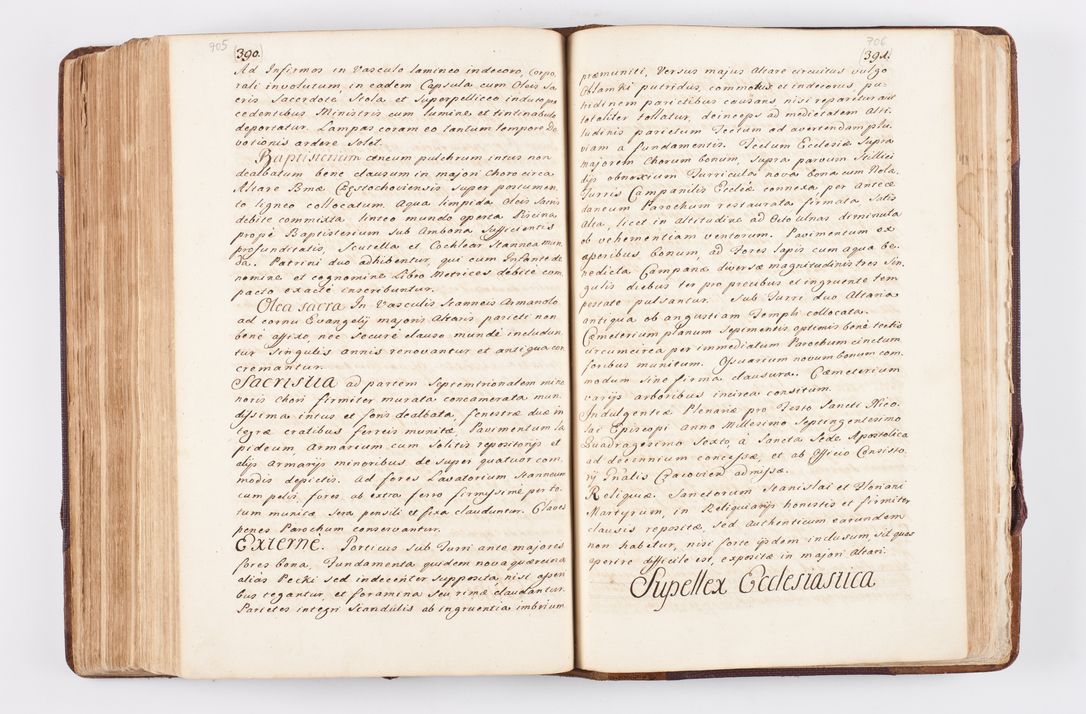 Zdjęcie nr 344 dla obiektu archiwalnego: Visitatio ecclesiarum parochialium, praebendarum, capellarum, hospitalium atque confraternitatum, nec non beneficiorum in decanatibus Oswiecimensis et Zathoriensis, archidiaconatus et officialatus Cracoviensis existentium per R.D. Franciscum Lanckoroński, canonicum cathedralem Cracoviensem, visitatorem delegatum a.D. 1747 et 1748 expedita