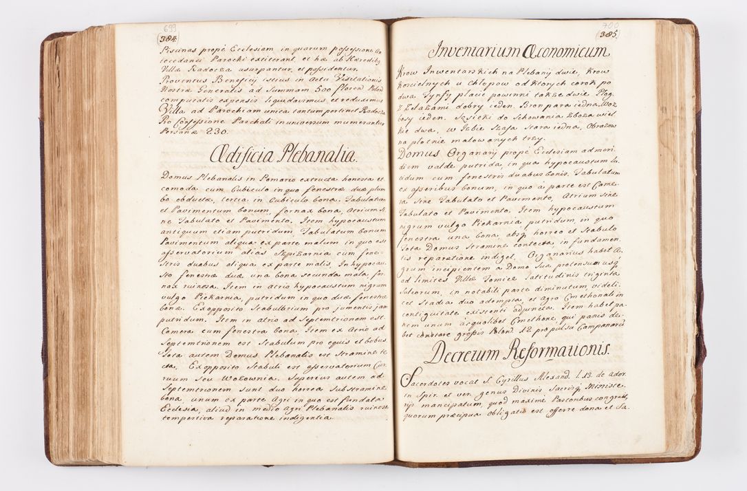 Zdjęcie nr 341 dla obiektu archiwalnego: Visitatio ecclesiarum parochialium, praebendarum, capellarum, hospitalium atque confraternitatum, nec non beneficiorum in decanatibus Oswiecimensis et Zathoriensis, archidiaconatus et officialatus Cracoviensis existentium per R.D. Franciscum Lanckoroński, canonicum cathedralem Cracoviensem, visitatorem delegatum a.D. 1747 et 1748 expedita