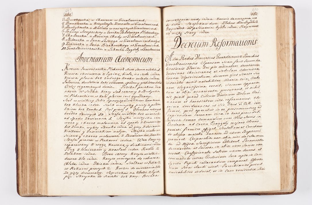 Zdjęcie nr 325 dla obiektu archiwalnego: Visitatio ecclesiarum parochialium, praebendarum, capellarum, hospitalium atque confraternitatum, nec non beneficiorum in decanatibus Oswiecimensis et Zathoriensis, archidiaconatus et officialatus Cracoviensis existentium per R.D. Franciscum Lanckoroński, canonicum cathedralem Cracoviensem, visitatorem delegatum a.D. 1747 et 1748 expedita