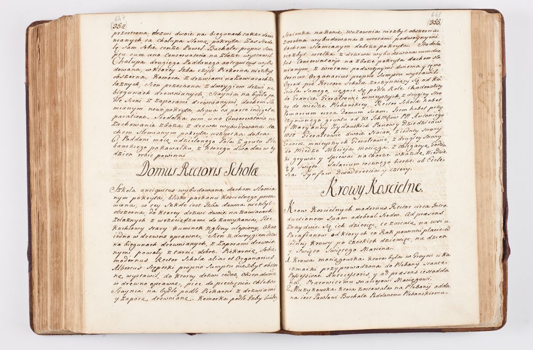 Zdjęcie nr 323 dla obiektu archiwalnego: Visitatio ecclesiarum parochialium, praebendarum, capellarum, hospitalium atque confraternitatum, nec non beneficiorum in decanatibus Oswiecimensis et Zathoriensis, archidiaconatus et officialatus Cracoviensis existentium per R.D. Franciscum Lanckoroński, canonicum cathedralem Cracoviensem, visitatorem delegatum a.D. 1747 et 1748 expedita