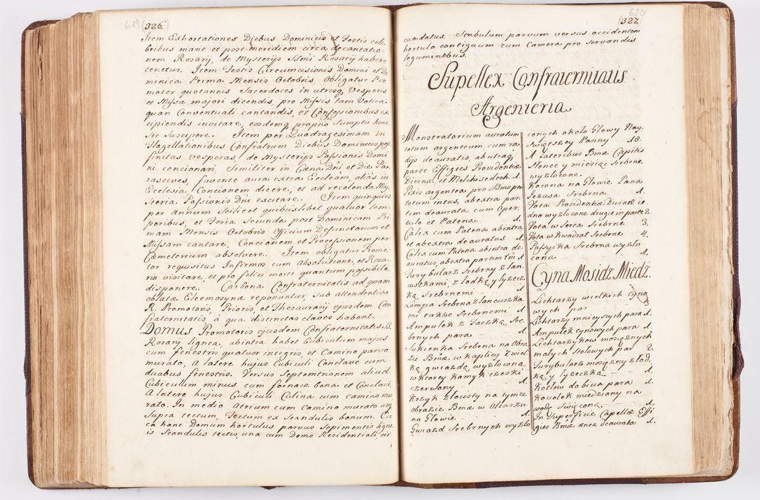 Zdjęcie nr 308 dla obiektu archiwalnego: Visitatio ecclesiarum parochialium, praebendarum, capellarum, hospitalium atque confraternitatum, nec non beneficiorum in decanatibus Oswiecimensis et Zathoriensis, archidiaconatus et officialatus Cracoviensis existentium per R.D. Franciscum Lanckoroński, canonicum cathedralem Cracoviensem, visitatorem delegatum a.D. 1747 et 1748 expedita